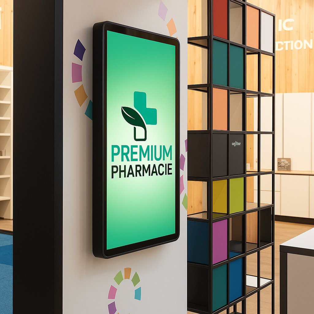 Ecran lumineux pharmacie